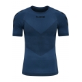 hummel Functional Underwear Short Sleeve Seamless Round Neck seamless denim blue Men